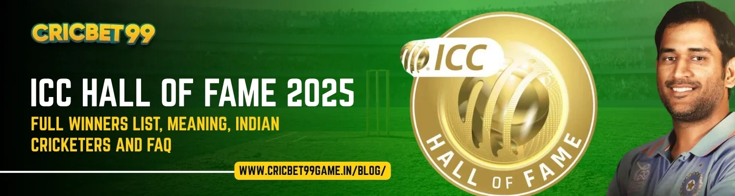ICC hall of fame 2025